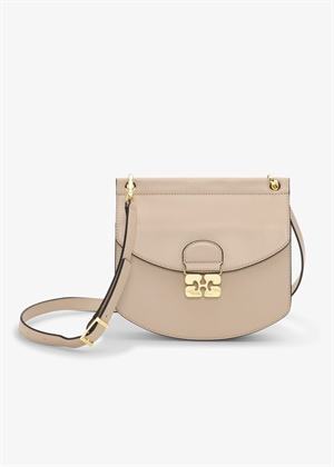 Apo-G small bag Oyster Gray A6460 Ganni 